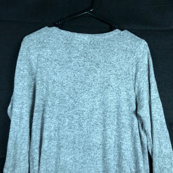 Olive & Oak Womens Sweater Gray Soft V Neck Pullover Long Sleeve XLarge - Picture 11 of 12